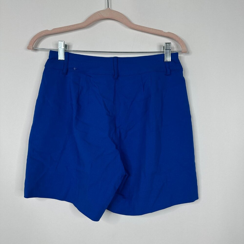 NWT White House Black Market Pull on Short with Tab Detail Cobalt 6 - Picture 3 of 7